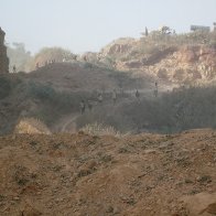 Degraded land in district Sonebhadra, UP, India