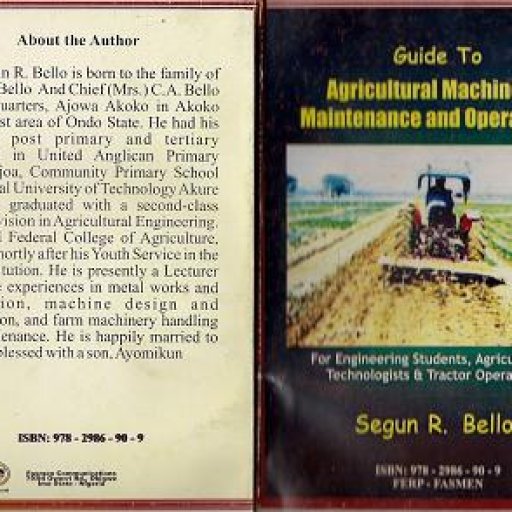 Guide To Agricultural Machinery Maintenance and Operations