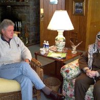 Clinton meets Arafat at Camp David
